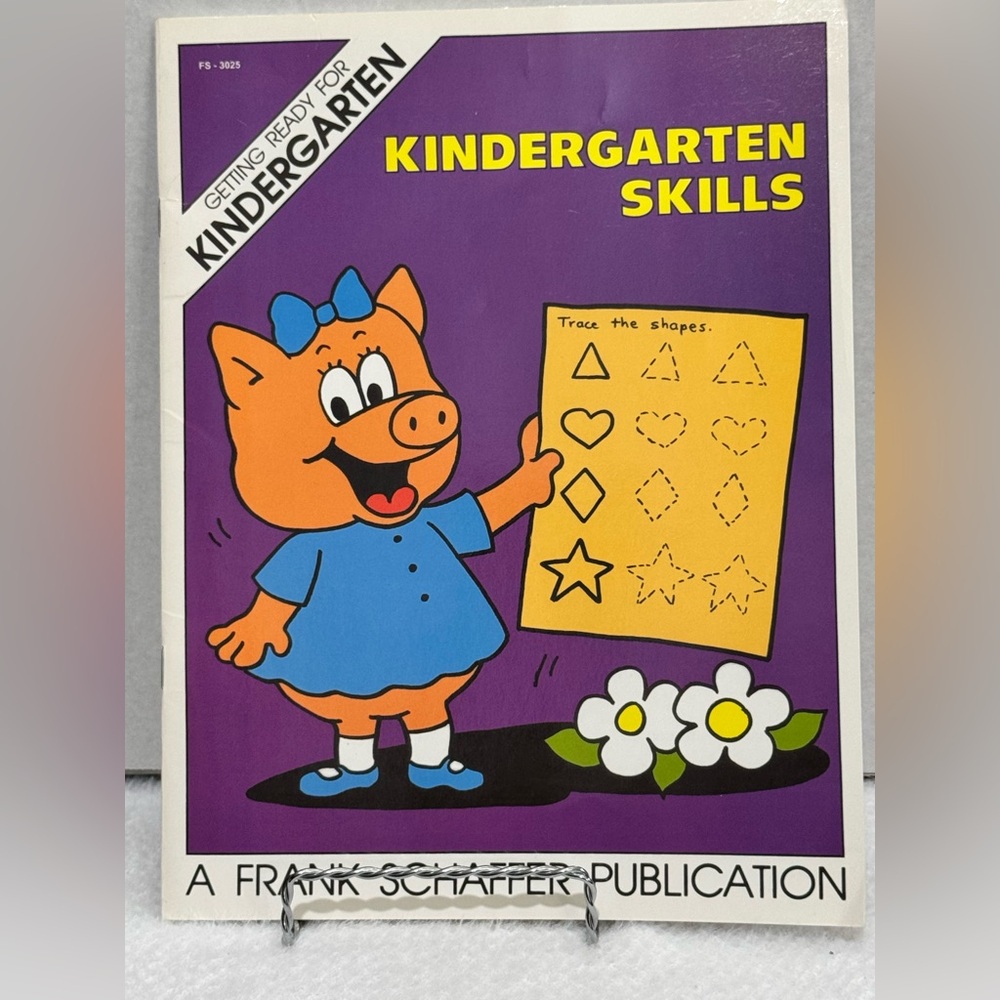 Kindergarten Skills Tracing Workbook (1980)